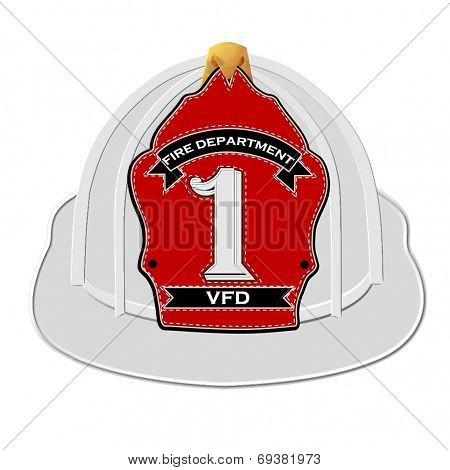 Vintage Fire Fighters Helmet
