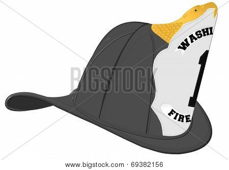 Vintage Fire Fighters Helmet