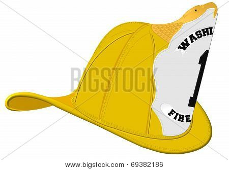 Vintage Fire Fighters Helmet