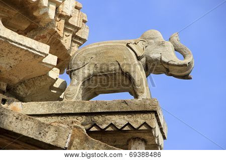 Saluting Stone Elephant