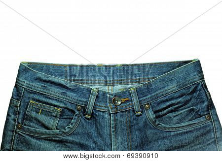 Denim Pocket Closeup ; Texture Background Of Jeans