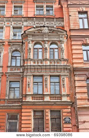 Kraevsky Apartment House (1881) In Saint Petersburg, Russia