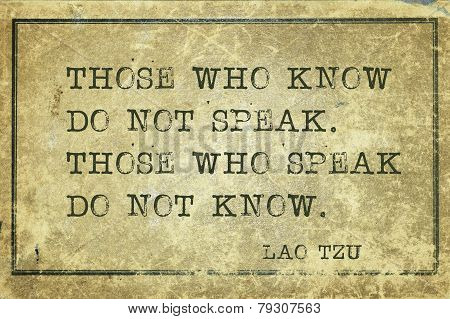 Who Know Tzu