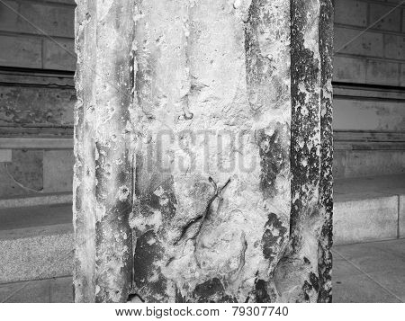 Bombed Column In Berlin