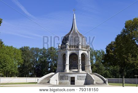 saint anne d auray basilica in brittany, france