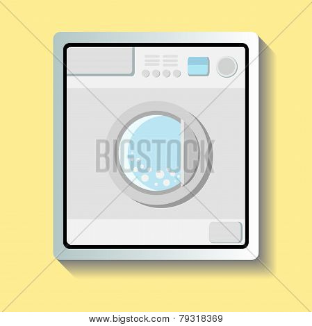 Washing Machine Sticker