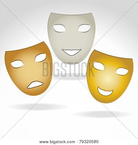Three Masks