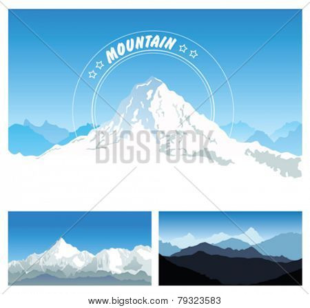 Snowy mountains