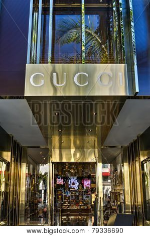 Gucci Retail Store Exterior