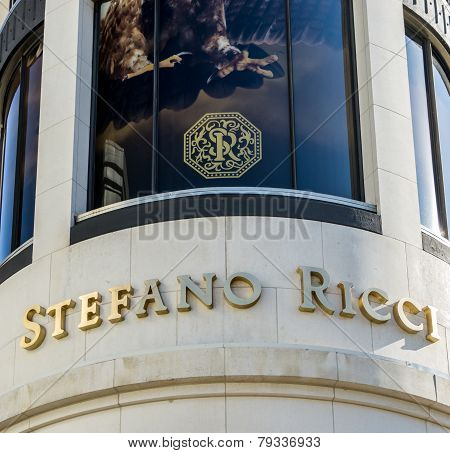 Stefano Ricci Retail Store Exterior