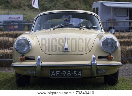 Vintage porsche car.