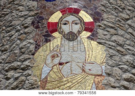 VEPRIC, CROATIA - JUNE 07: Jesus, Shrine of Our Lady of Lourdes in Vepric, Croatia, on June 07, 2012.