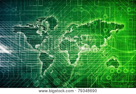 Data Network on a Corporate System as Art