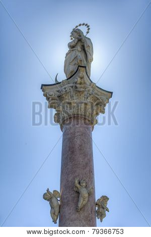 Saint Anne Column In Innsbruck, Austria.