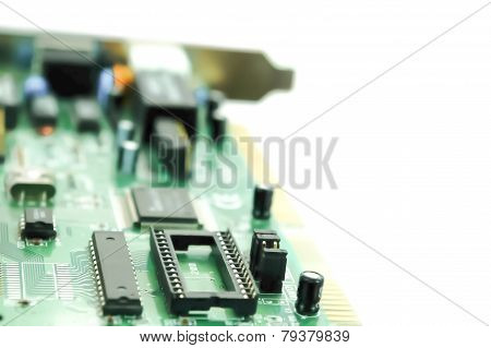 Computer Circuit Closeup