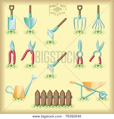 Gardening tools set