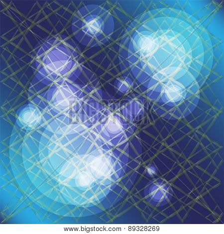 Blue Technical background with dots light