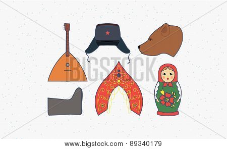 Symbols and elements of Russia