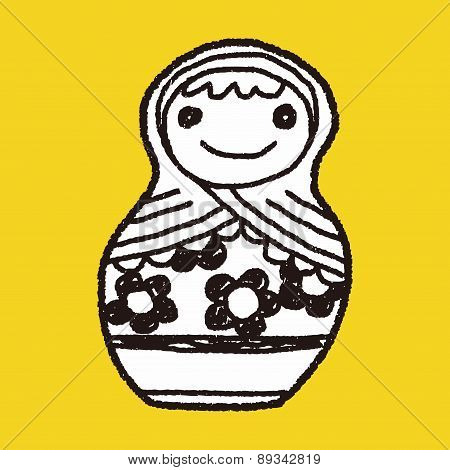 Doodle Russian Dolls