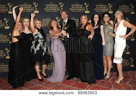 LOS ANGELES - APR 24: Marilyn Milian, David Scott at The 42nd Daytime Creative Arts Emmy Awards Gala at the Universal Hilton Hotel on April 24, 2015 in Los Angeles, California