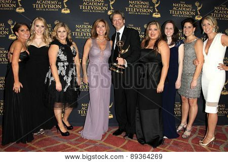 LOS ANGELES - APR 24: Marilyn Milian, David Scott at The 42nd Daytime Creative Arts Emmy Awards Gala at the Universal Hilton Hotel on April 24, 2015 in Los Angeles, California