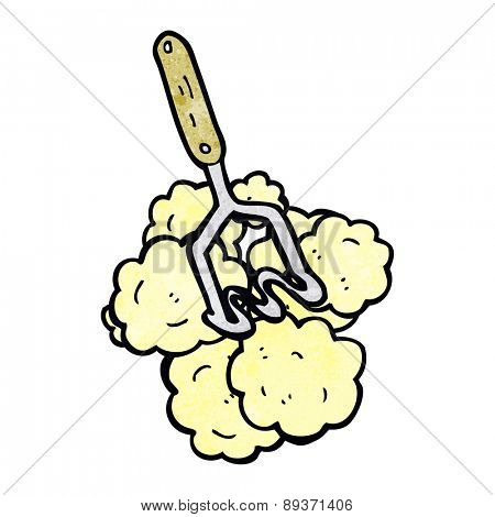 cartoon potato masher