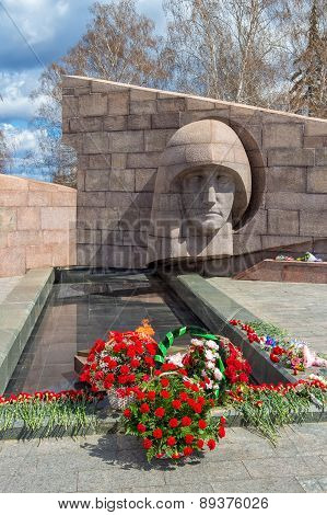 The Eternal Flame At The Memorial Complex In Samara, Russia
