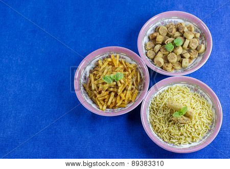 Different snacks
