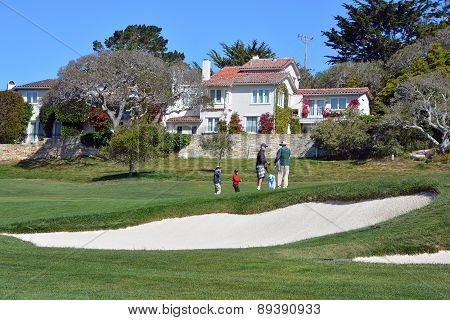 golf course of Pebble Beach