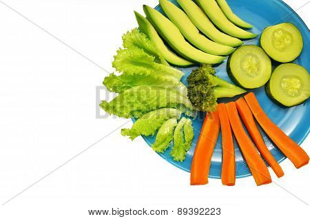 Plate With Vegetables