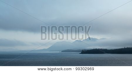 Foggy Southeast Alaska
