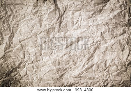 Crumpled  Paper Background