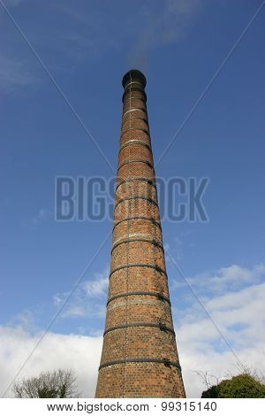 Brick built tall chimney