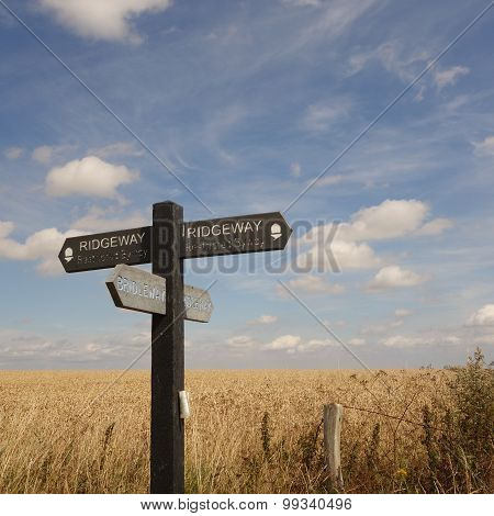 Ridgeway Path Sign