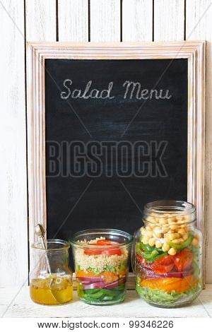 Salad Menu.