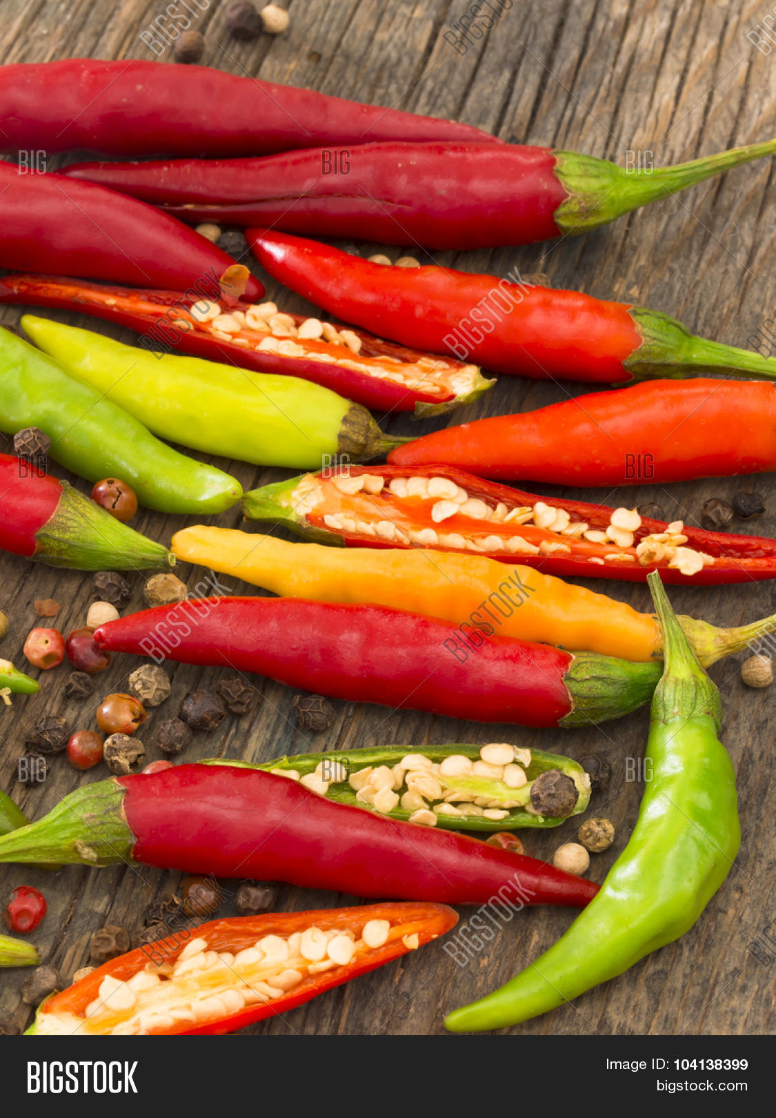 Fresh Chili Peppers Image & Photo (Free Trial) Bigstock