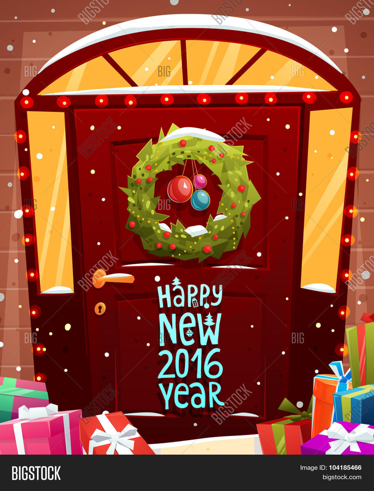 christmas door vector photo free trial bigstock christmas door posters