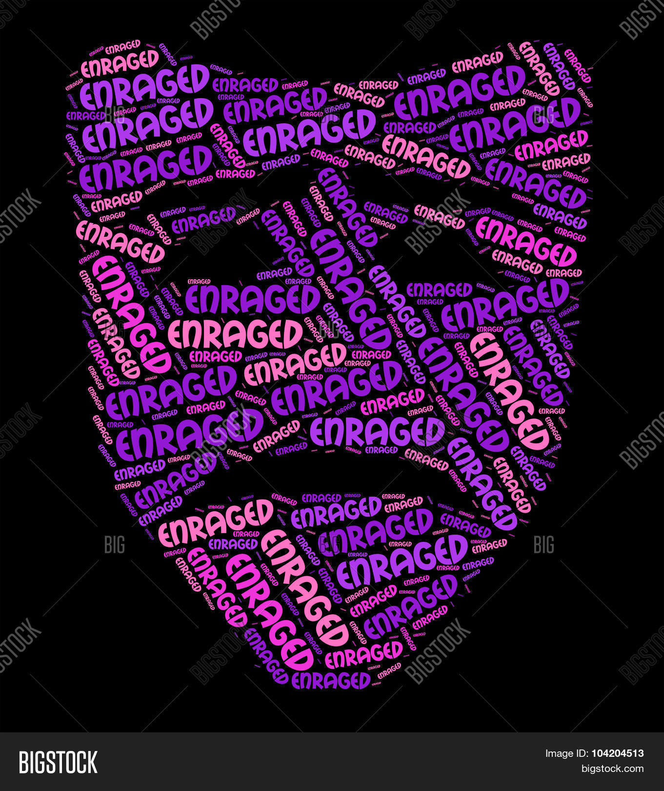 Enraged Word Indicates Image & Photo (Free Trial) Bigstock