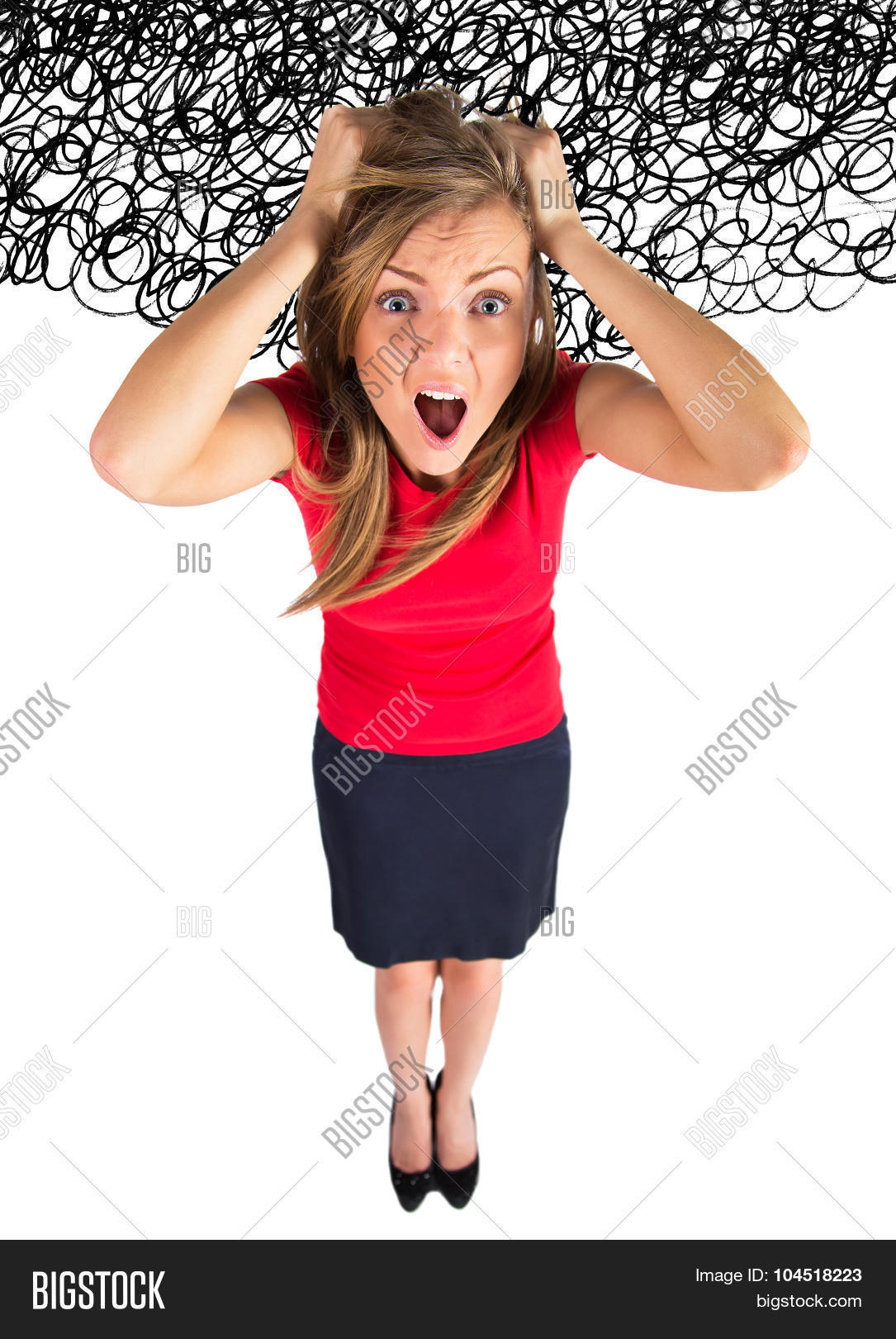 Stress. Business Woman Image \u0026 Photo (Free Trial) | Bigstock, image size:1085x1620