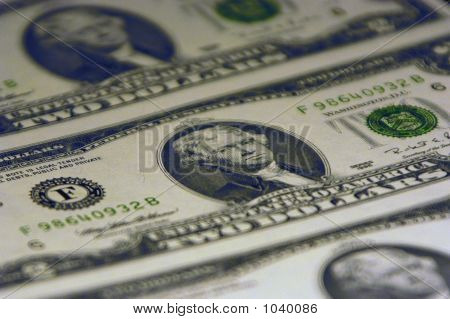 Billets d'un Dollar deux non circoncis