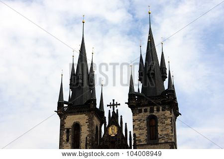 Church of Our Lady before Tyn (The Church of Mother of God before Tyn) Prague, Czech Republic