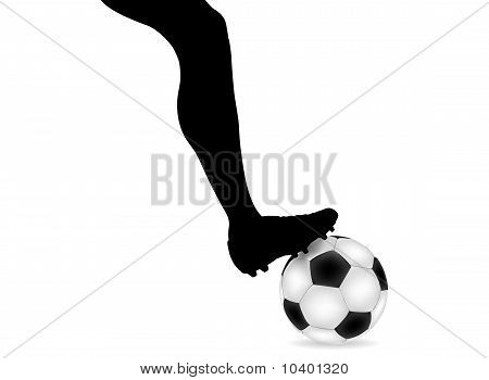 Fuß über Kugel Abbildung