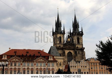 Church of Our Lady before Tyn (The Church of Mother of God before Tyn) Prague, Czech Republic