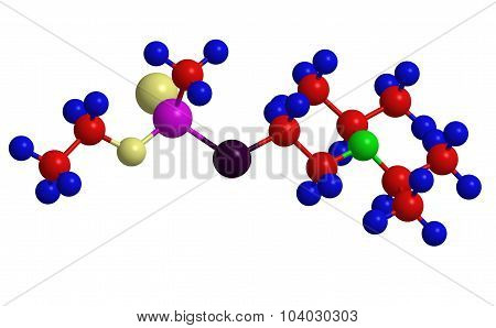 Molecular Structure Of Vx (nerve Agent)