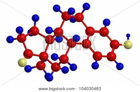 Molecular Structure Of Hormone Estrone