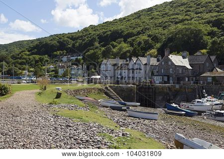 Porlock Weir In Somerset