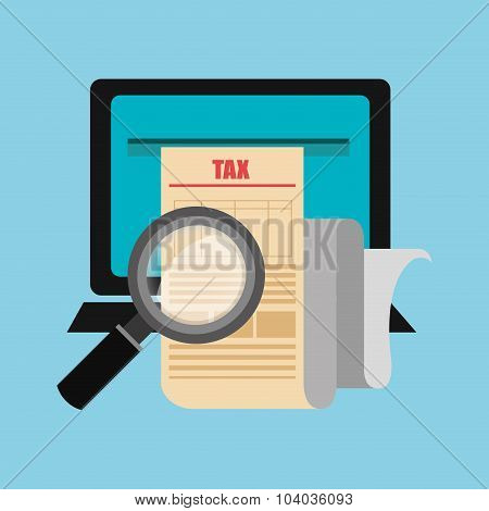 Taxes design.