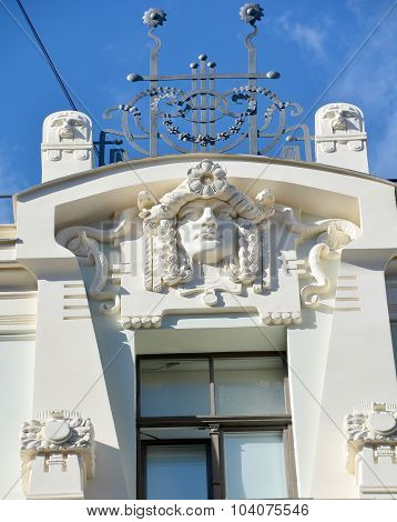 Details of Art Nouveau buildings