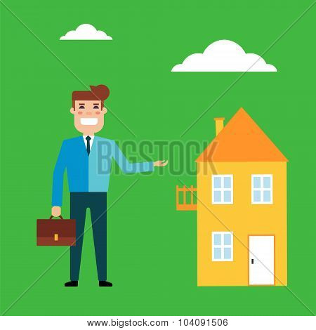 Seller holds the portfolio and offers to buy or rent housing