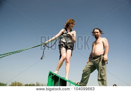 Extreme ropejumping